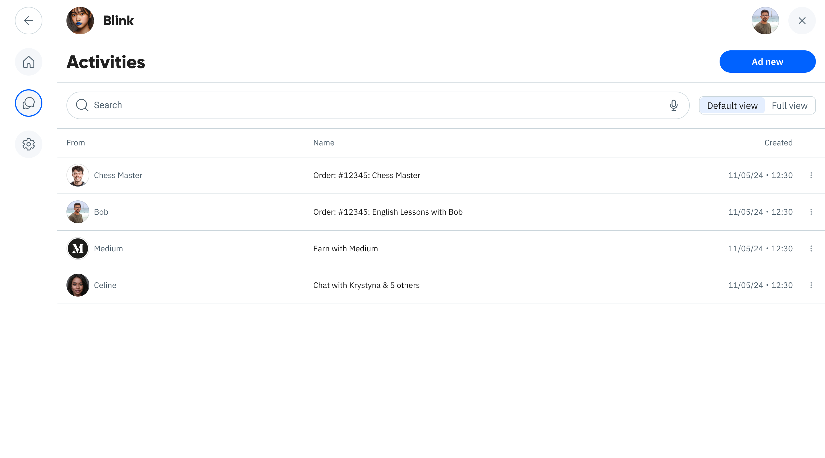 Web.blue document view
