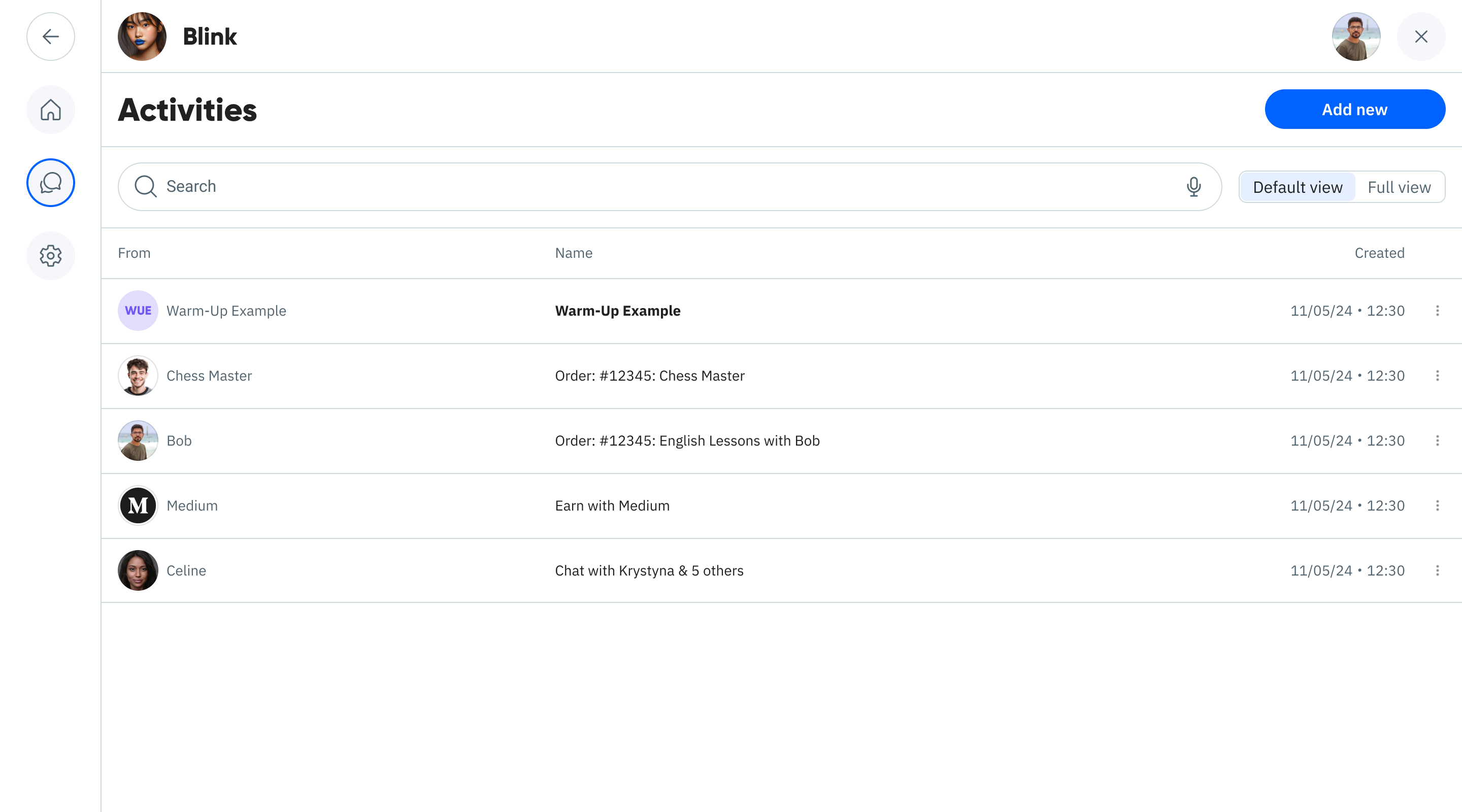 Web.blue document view