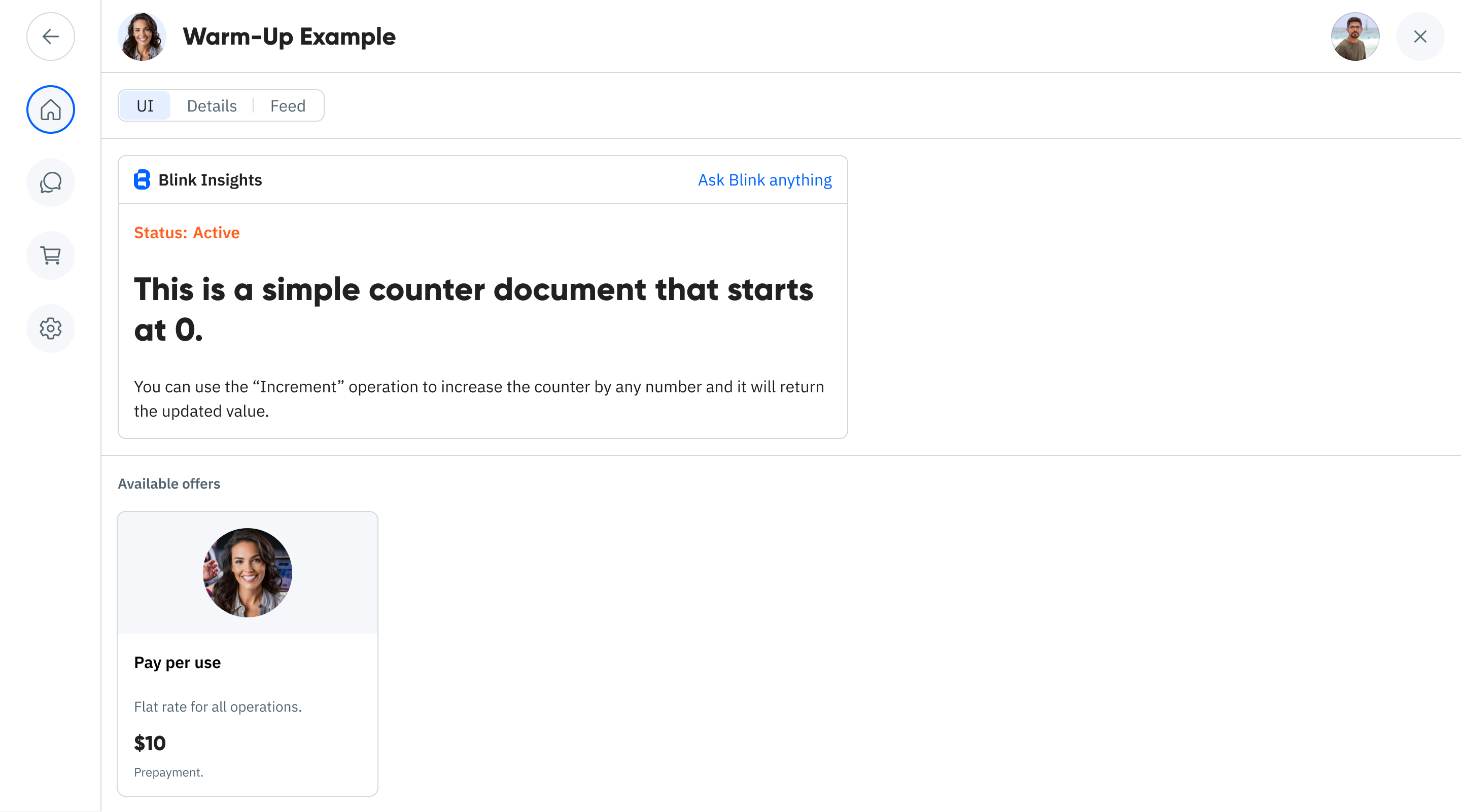 Web.blue document view